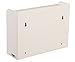 Adir Suggestion Box with Slot and Lock - Money Drop Box with Lock, Cash Dropbox - 9.8x7.5x3.4 Inches Wall Mount Donation Box - Metal Deposit Box in White