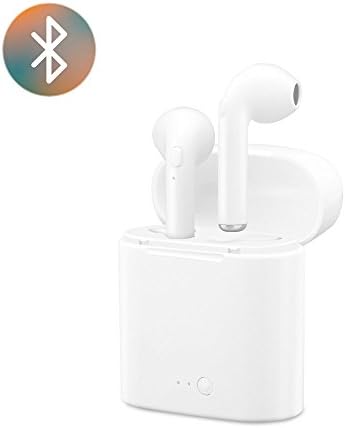 Bluetooth Earbuds, Bluetooth Headphones Wireless Earbuds Earphone Stereo In - Ear Earpieces for iPhone X 8 8 Plus 7 7Plus Samsung Galaxy S7 S8 IOS Android (2PCS - White)