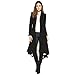 City In Left Women's Slim Long Dovetail Turn-Down Collar Trench Coat Gothic Clothing
