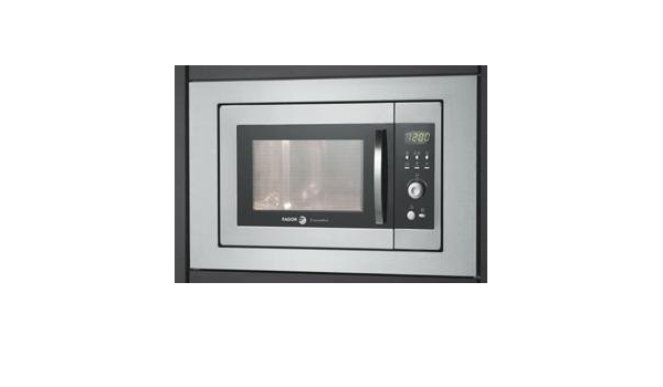 Fagor MW4-17EG X, 1080 W, 230V, 50 Hz, Acero inoxidable, 455 x 330 x 30 mm,  280 x 280 x 205 mm - Microondas : Amazon.es: Hogar y cocina