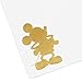 Hallmark Signature Disney Notepad (Gold Mickey Mouse Silhouette)