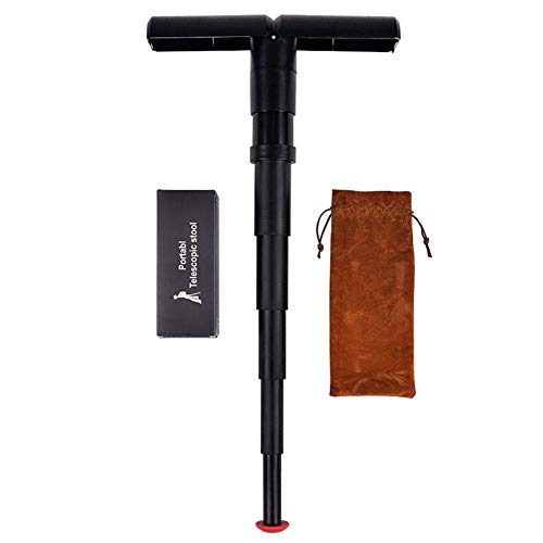 Fovolat Outdoor Shrink Folding Stool Waiting Queue Artifact Tour Subway Light Mini Portable Seat Telescopic Folding Stool Adult 1pcs