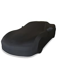 2005   2013 Corvette C6 ultraguard Stretch satén Interior Funda para coche, Negro