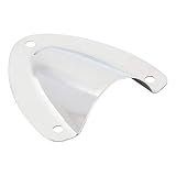 Amarine Made Stainless Steel Clamshell Vent/Wire Cover Clam Shell Vent for Boat - 07725S