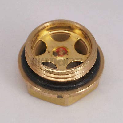 Maslin 3/4" BSP Male Brass Oil Level Sight Glass Window Hex Head For Air compressor Gearbox - Thumbnail 2