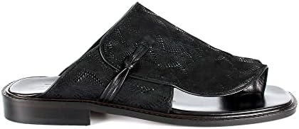 【新品】 SLIPPER　　　　 LEATHER/BLACK 26㎝ Leather Slippers – Santa Eulalia – Luxury Brand Outlet