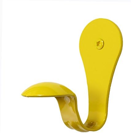 SmartHook ColorZ Garment Friendly Single Coat Hook - 3 Pack (Sunburst Yellow)