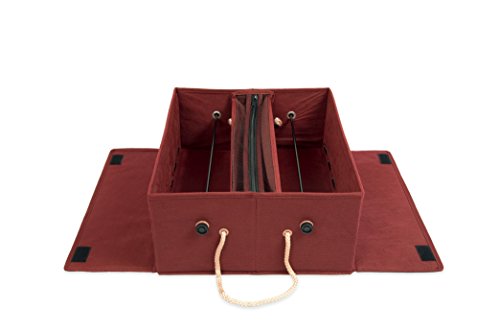 Santa's Bags Decorated Ribbon Dispenser and Storage Box