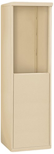 Salsbury Industries 3907S-SAN Free-Standing Enclosure for 3707 Single Col, Sandstone