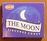 The Moon - Case of 12 Boxes, 10 Cones Each - HEM Incense From India