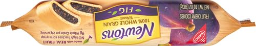 NEWTONS 100% WHOLE GRAIN WHEAT SOFT & FRUIT CHEWY FIG COOKIES, (FIG BARS), 10 OZ PACK