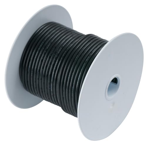 Ancor Marine Grade Primary Wire and Battery Cable (Black, 50 feet, 1 AWG)