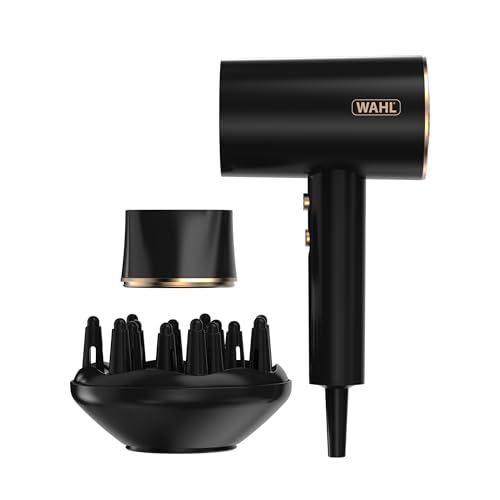 Ionic Flow Hairdryer, professionelles Trocknen, glattes Haar, leistungsstark, leicht, Kaltstufe, Wärmekonzentrator, Diffusor, schnelle Trocknung, Styling, kompakt, reisefreundlich
