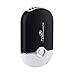 ThreeH Portable Mini Personal Fan Handheld USB Rechargeable Bladeless Air Conditioner Mute Electric Built-in Li-ion Battery Powered Desk Cooling Fan H-F015Black