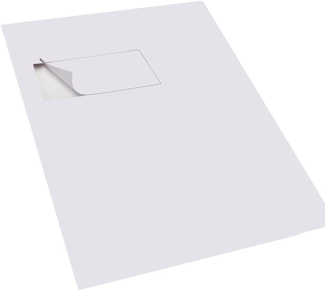 Triplast 110 x 80 mm A4 Integrated Labels Address Peel Off Dispatch Notes Packing Slips - White (Pack of 4000)