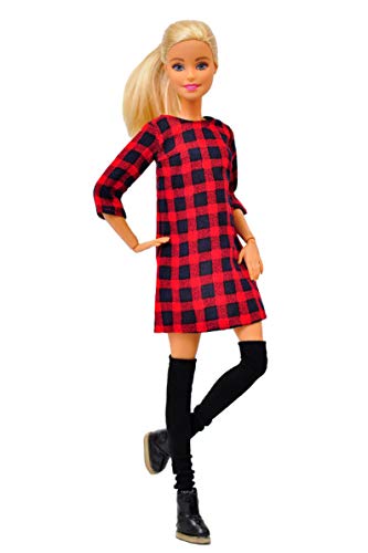 Red Checkered Mini Dress Outfit for Barbie Pivotal Nigeria Ubuy