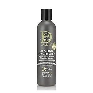 Image of Design Essentials Natural Super Moisturizing & Detangling Sulfate- Free Shampoo- Almond & Avocado Collection, 8 Fl Oz
