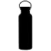 MIRA Alpine Stainless Steel Vacuum Insulated Water Bottle with 2 Lids, Durable Powder Coated Thermos | 17 oz (500 ml) | Matte Black