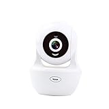 Wireless Camera 1080P HD Monitor Home Dome Camera N_eye WiFi Mobile Phone Outdoor Monitor Indoor Night Vision 360° Panorama（White）