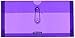 BAZIC Plastic Envelope Poly Envelopes, Coupon Size Folder, Check File Folders for Bills Receipts, String Closure, Home Office Supplies, 1 Unit, Random Color