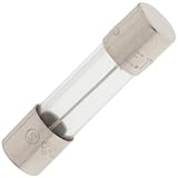 Witonics Pack of 5 GDC 6.3A 250V Slow Blow (Time Delay) Glass Fuses 5X20mm T6.3A, 6.3 Amp