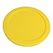 Pyrex Bundle - 2 Items: 7201-PC 4-Cup Meyer Lemon Yellow Plastic Food Storage Lids Made in the USA