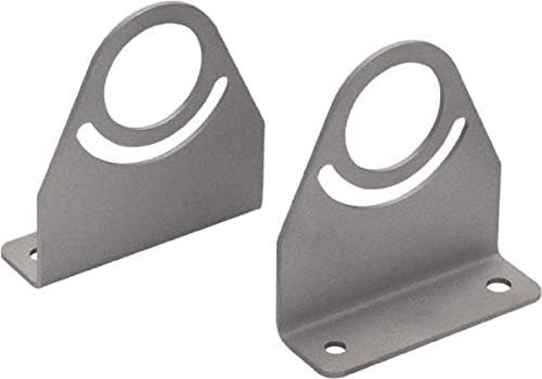 Waldmann Lighting - Task and Machine Lamp Mounting Bracket Set - Silver, for Use with Mach LED Plus 40-2/Case (4 Cases)