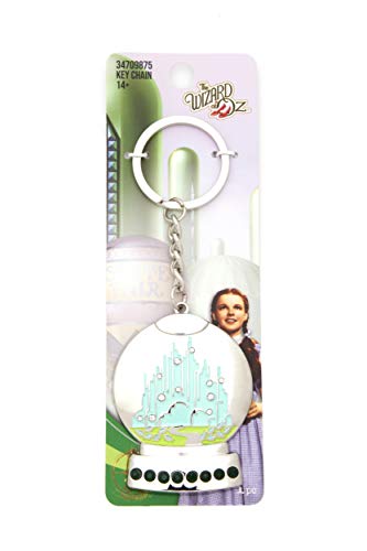 The Wizard of Oz Emerald City Snow Globe Style Keyring, Officially Licensed