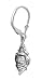 Sterling Silver Seashell Leverback Earrings