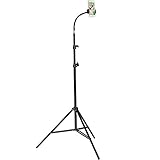 Haitent Retractable Adjustable Cell Phone Tall Tripod Stand Holder for iPhone 11 Pro Max,iPhone Xs Max,8,7 Plus, 6 Plus,360 Degree Rotatable Flexible Universal Gooseneck Smartphone Stand with Clamp