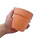 Axe Sickle 4 Inch Colorful Plastic Planter, Indoor Flower Pot, Mini Plastic Flower Seedling Nursery Pot, Garden Plant Pot Home Decoration, Flower Pot with Pallet 5 Pcs.