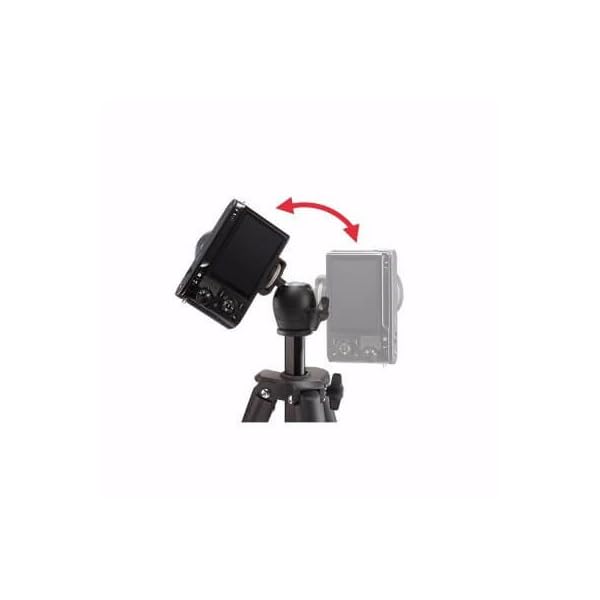 Manfrotto MKCOMPACTLT-BK Compact Light Dreibein-Stativ (Tragbarkeit: 2Kg) schwarz – Bild 6