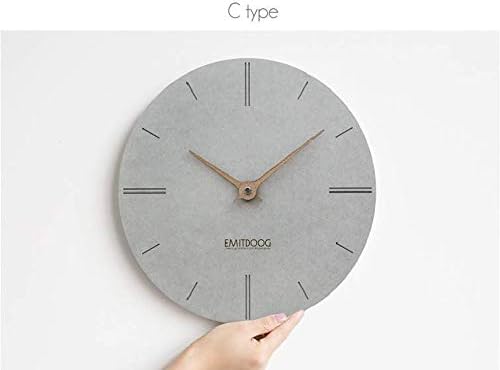 HDR "Wall-Clock Series Silence Modern Wall Clock Perfect for Home or Office - 12" Diameter (Type C)