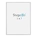 SnapeZo Photo Frame 5x7 Inch, Silver 0.6