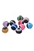 Souarts Mixed Multicolor Evil Eye Stripe Round Resin Spacer Loose Beads Pack of 500pcs