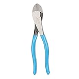 Channellock 338 8-Inch High Leverage Diagonal Cutting Plier | Knife and Anvil-Style Cutting Edge is Laser Heat-Treated for Extended Tool Life | Forged from High Carbon Steel | Made in the USA
