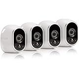 Arlo by NETGEAR Security System - 4 Wire-Free HD Cameras | Indoor/Outdoor | Night Vision (VMS3430), Works with Alexa