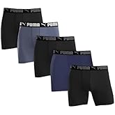 Puma Men's Microfiber Boxer Brief, 5-pack