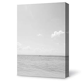 Canvas Wall Art for Living Room,Bedroom Home Artwork Paintings Coast and Horizon Ready to Hang - 12x18 inches