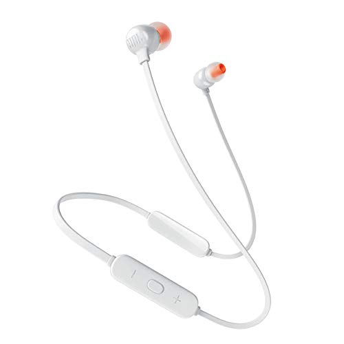 JBL Tune 115BT in-Ear Wireless Headphones with Deep Bass, 8-Hour Battery Life and Quick Charging (White)