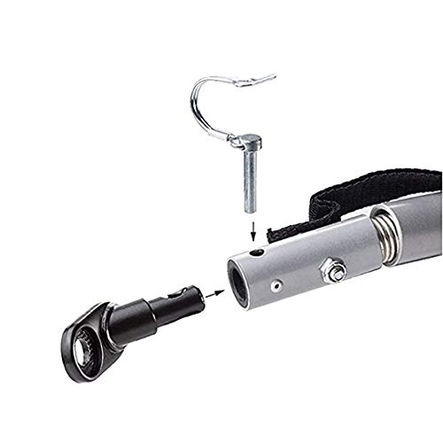 NOHPILY Bike Bicycle Trailer Hitch Coupler Mount Adapter (Black)
