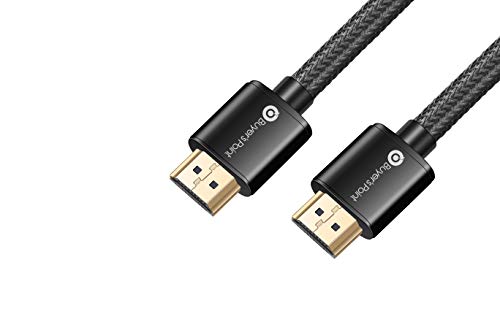 Buyer's Point Ultra High Speed HDMI 2.1 Cable Dynamic HDR 1.8M (6ft) 8K 120Hz, 48Gbps, Dolby Vision, eARC, Compatible with Apple TV, Nintendo Switch, Roku, Xbox, PS4, Projector (Black, 1 Pack)