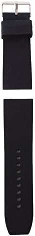 Supplylink Silicon Deployant Clasp Buckle Wristwatch Band Strap 26mm