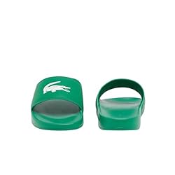 Lacoste Women's Serve Slide, Green Croc, 8