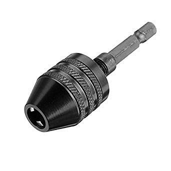 Generic Keyless Drill Chuck 1/4 Inch Hex Shank Drill Screwdriver Impact Driver Adaptor