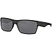 Oakley Men's OO9256 Twoface Low Bridge Fit Rectangular Sunglasses, Steel/Black Iridium, 60 mm