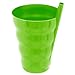 Green Direct Cup With Straw 10 oz. Plastic Cup with Built in Straw for Kids Assorted Colors Pack of 8