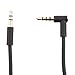 Replacement Beats Audio Cable + Inline Remote/Microphone for Beats by Dr. Dre Headphone SoloHD/Studio/Pro/Detox/Wireless - Compatible to Apple iPhone 3GS / 4 / 4S / 5 / 5S / 6/6 Plus