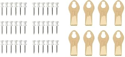 Takker Refill Pack 36 Refills and 8 Picture Hooks Compatible with Hanging Tool