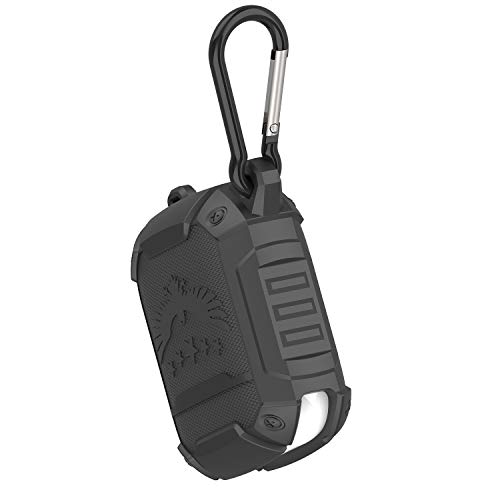 Moretek Case for Airpods, Silicone Waterproof Protect Skin Cases for Apple AirPods Shockproof Cover Accessories (Black)